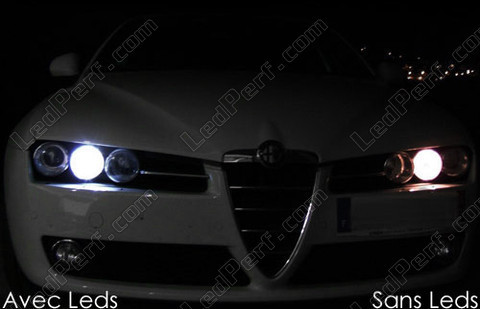 xenon white sidelight bulbs LED for Alfa Romeo 159