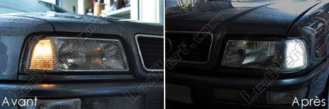 xenon white sidelight bulbs LED for Audi 80 / S2 / RS2