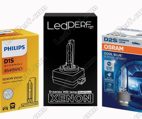 Original Xenon bulb for Audi A3 8L, Osram, Philips and LedPerf brands available in: 4300K, 5000K, 6000K and 7000K