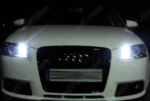 xenon white sidelight bulbs LED for Audi A3 8P