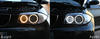 xenon white LEDs for H8 Angel eyes BMW Series 1 phase 2 6000K - MTEC V3.0