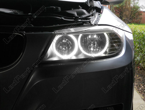 Angel Eyes (rings) V2 LED pack for BMW 3 Series (E90 - E91) Phase 2 (LCI) -  Without original mount xenon