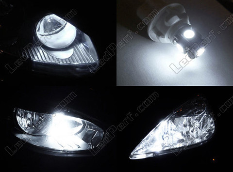 xenon white sidelight bulbs LED for Citroen C-Elysée Tuning
