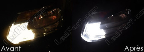 xenon white sidelight bulbs LED for Citroen C3 Picasso