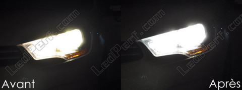 Main-beam headlights LED for Citroen C4 II