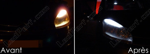xenon white sidelight bulbs LED for Citroen C4 Picasso