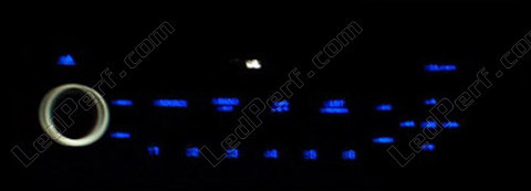 blue RD4 Car radio LEDs for Citroen C4