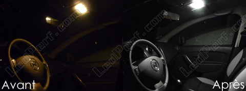 Front ceiling light LED for Dacia Sandero 2