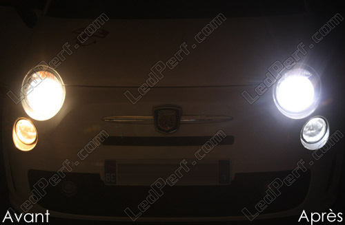 For Fiat 500 2007-2016 Side/Low/High Beam 501 H7 H1 Xenon Headlight Bulbs 