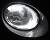Xenon White LED sidelight bulbs/Daytime running lights for Fiat 500