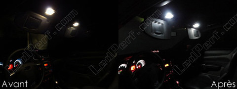 LED Sunvisor Vanity Mirrors Ford Focus MK2
