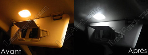 LED for Mercedes Class B sun visor vanity mirrors