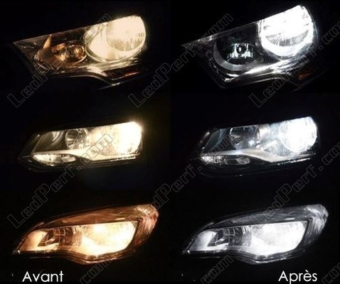 headlights LED for Mercedes C-Class (W203) Tuning