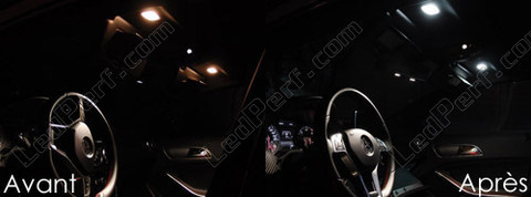 Vanity mirrors - sun visor LED for Mercedes CLA-Class (W117)