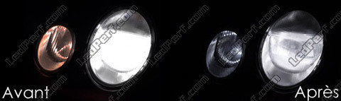 LED sidelight bulbs Mercedes CLK (W208)