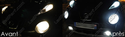 Nissan Juke 5000K Michiba Diamond xenon white LED headlights for bulb/gas-charged lights