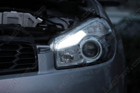 xenon white sidelight bulbs LED for Nissan Qashqai