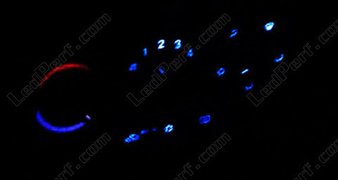blue Manual air conditioning LED for Opel Astra G