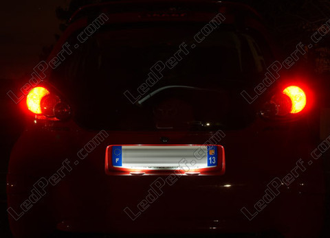 licence plate LED for Peugeot 107