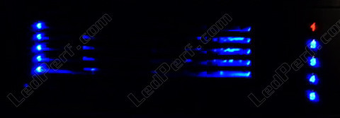 Blaupunkt Cd changer blue LED for blue Peugeot 207