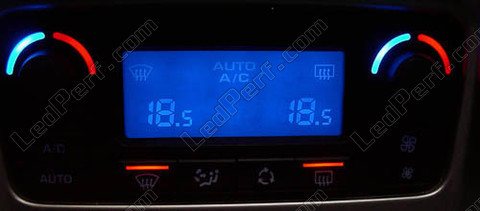 Air conditioning dual-zoneblue LED for Peugeot 207