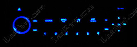 Car radio RD4 blue LED for Peugeot 207
