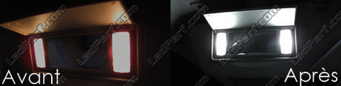 LED Sunvisor Vanity Mirrors Peugeot 3008