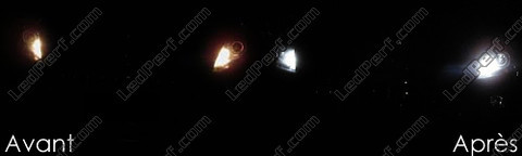 LED sidelight bulbs - Daytime running lights - Peugeot 3008