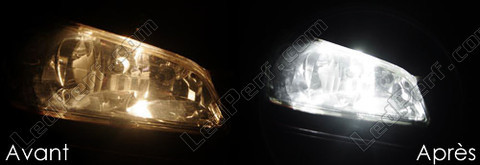xenon white sidelight bulbs LED for Peugeot 306