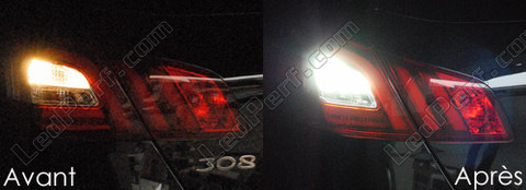 reversing lights LED for Peugeot 308 II
