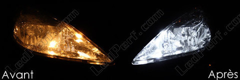 xenon white sidelight bulbs LED for Peugeot 607