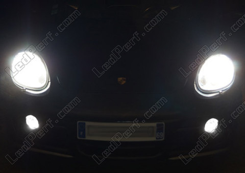 Main-beam headlights LED for Porsche Cayman (987)