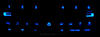 Car radio Cabasse blue LED for Clio 3