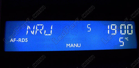 blue OBC Display unit LED for Renault Clio 3