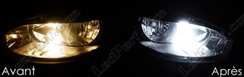 xenon white sidelight bulbs LED for Renault Fluence
