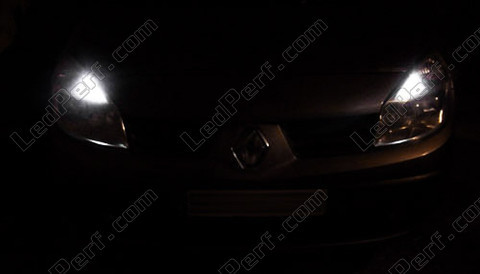 xenon white sidelight bulbs LED for Renault Scenic 2