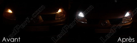 xenon white sidelight bulbs LED for Renault Scenic 2