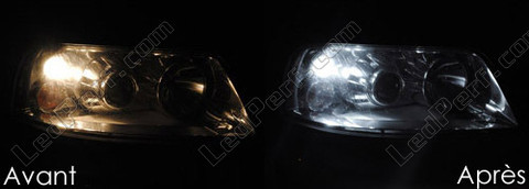 xenon white sidelight bulbs LED for Seat Alhambra 7MS 2001-2010