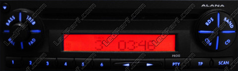 Car radio alana blue LED for ibiza 6L