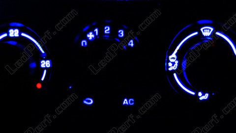 blue semi-auto aircon LED for Seat ibiza 2002 6L