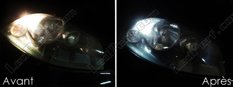 xenon white sidelight bulbs LED for Seat Ibiza 2002 2007 6l