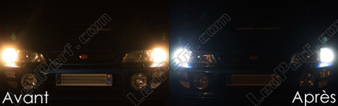 xenon white sidelight bulbs LED for Subaru Impreza GC8