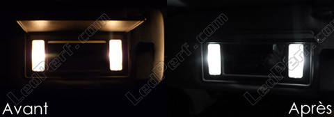 LED for Toyota Avensis sun visor vanity mirrors