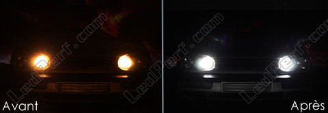 xenon white sidelight bulbs LED for Volkswagen Golf 3