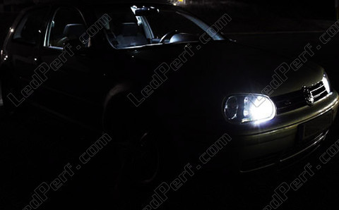 xenon white sidelight bulbs LED for Volkswagen Golf 4