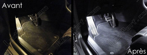 LEDs for footwell and floor Volkswagen Golf 6