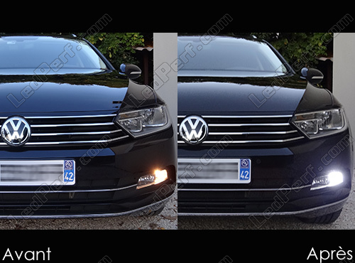 Pack LED daytime running lights for Volkswagen Passat B8 without xenon