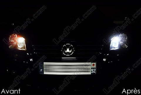 xenon white sidelight bulbs LED for Volkswagen Polo 4 (9N3)