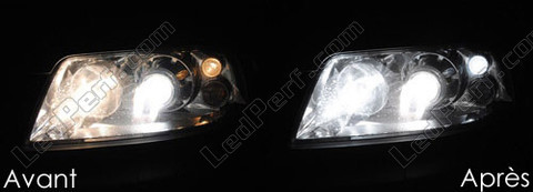Main-beam headlights LED for Volkswagen Sharan 7M 2001-2010
