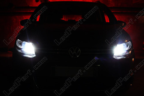 xenon white sidelight bulbs LED for Volkswagen Sharan 7N 2010 Et